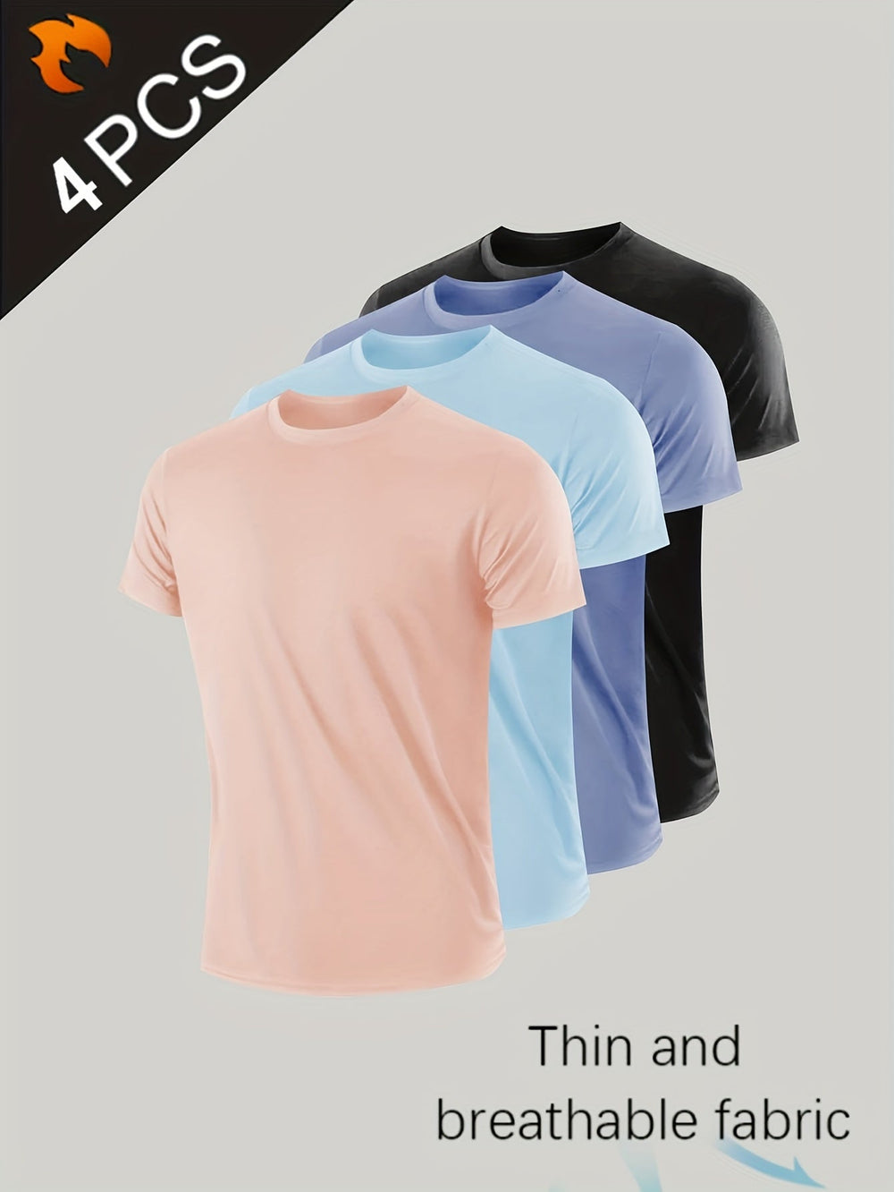 Levoire | T-Shirt Unicolore Pour Hommes À Manches Courtes