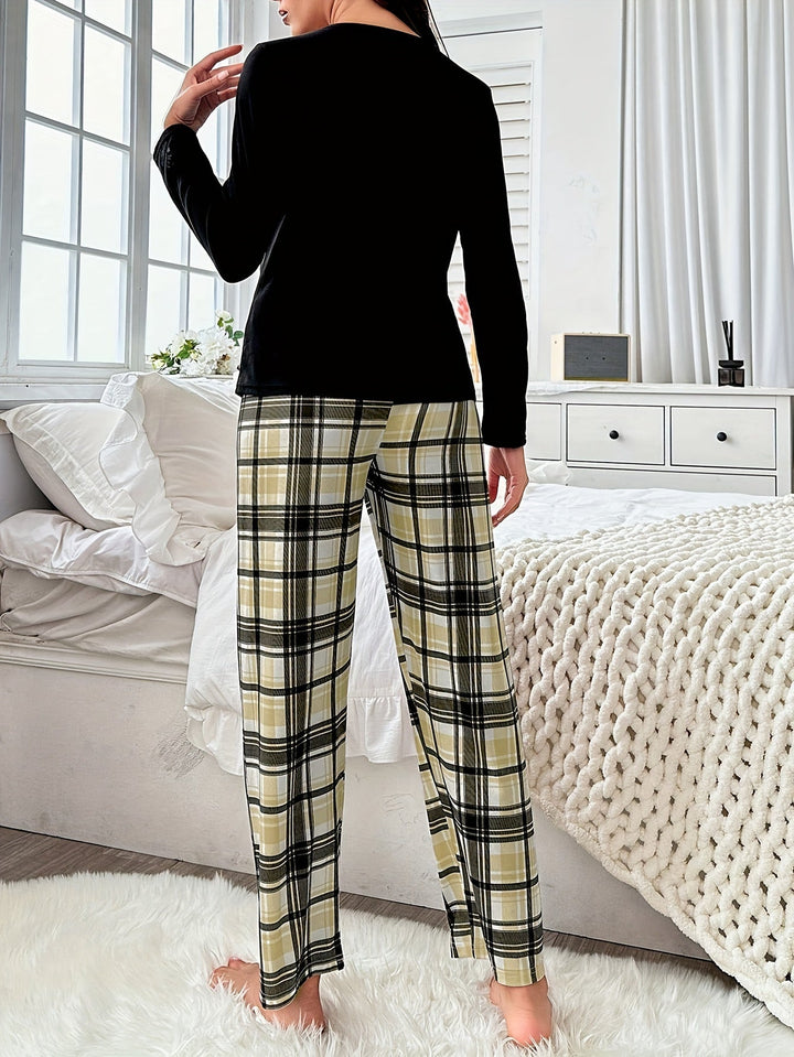 Levoire | Pyjama À Rayures Avec Manches Longues Et Pantalons Élastiques
