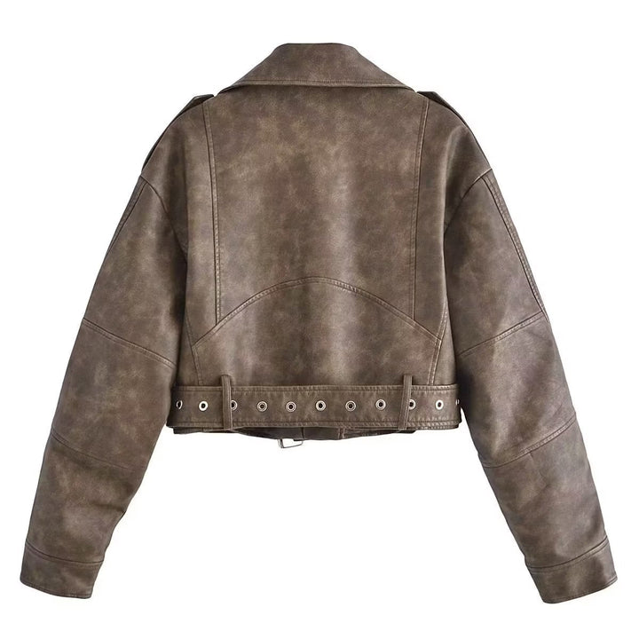 Levoire | Veste En Cuir À Gradient De Couleur Réglable Pour Femmes