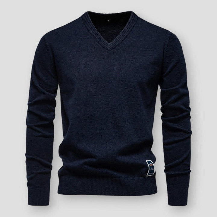 Levoire | Pulls D'Automne Tricotés Classiques Pour Hommes Marine