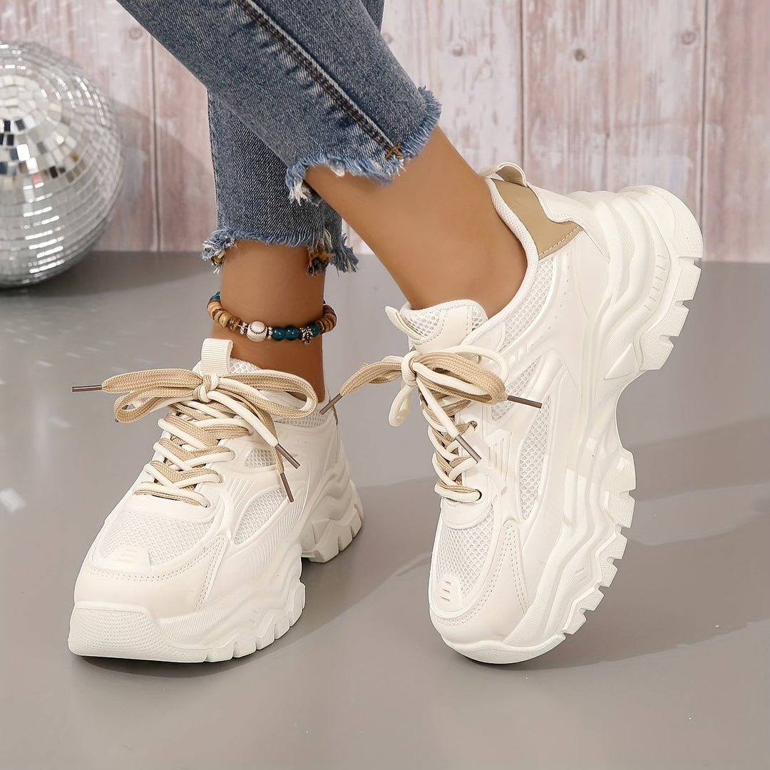 Levoire | Bottes À Lacets Avec Un Look Moderne Abricot