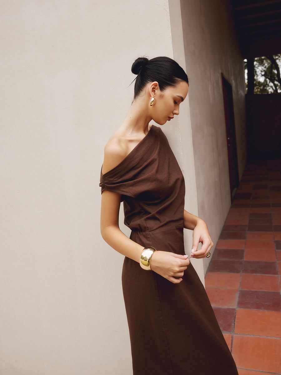 Levoire | Robe Slim Fit À Épaule
