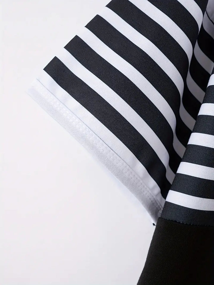 Levoire | Chemise Décontractée Rayée Manches Courtes