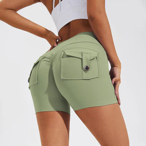Levoire | Shorts Taille Haute Et Effet Push-Up Vert