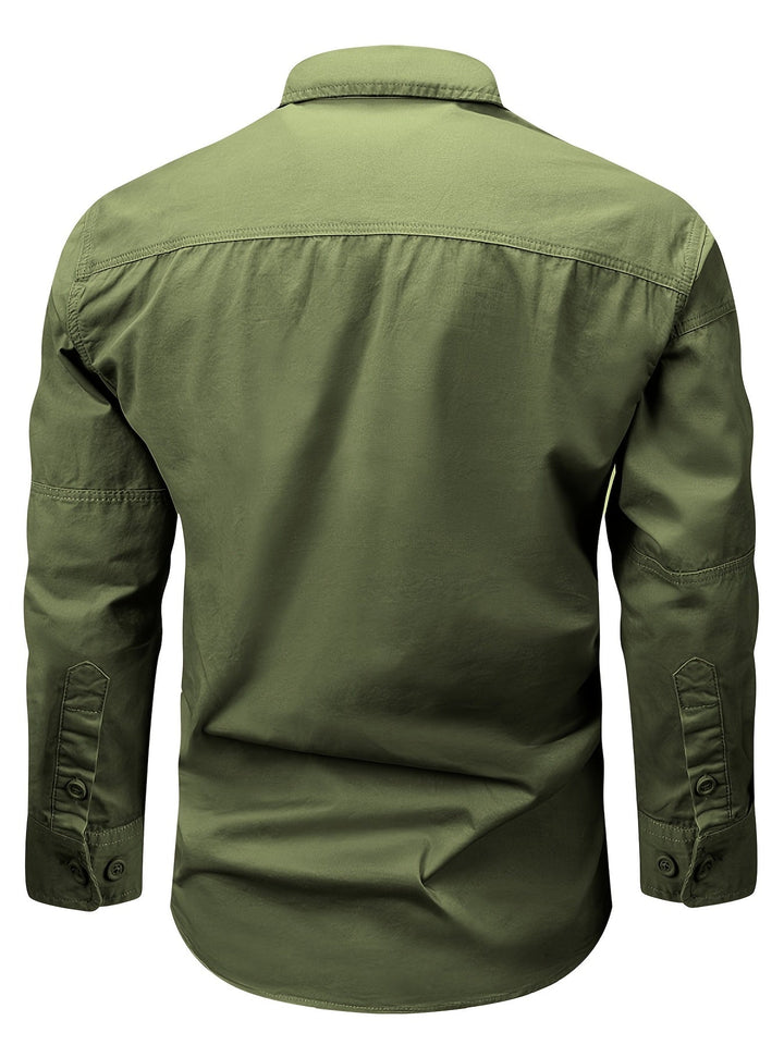 Levoire | Chemise Type Cargo Pour Homme Avec Poche Zippée