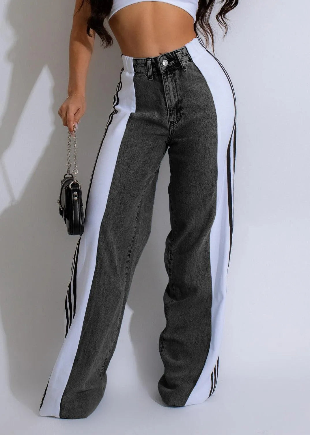 Levoire | Völjä jeans Noir et blanc