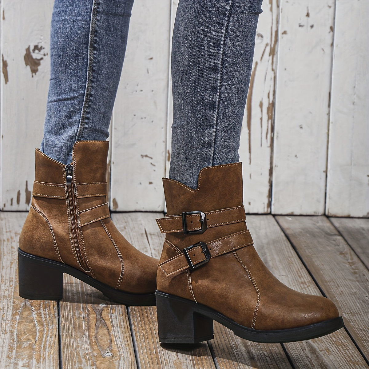 Levoire | Bottes À Semelle Épaisse Sans Combinaison Avec Fermeture Éclair Latérale