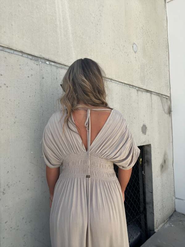 Levoire | V Décolleté Avec Fente Maxi Robe Longue