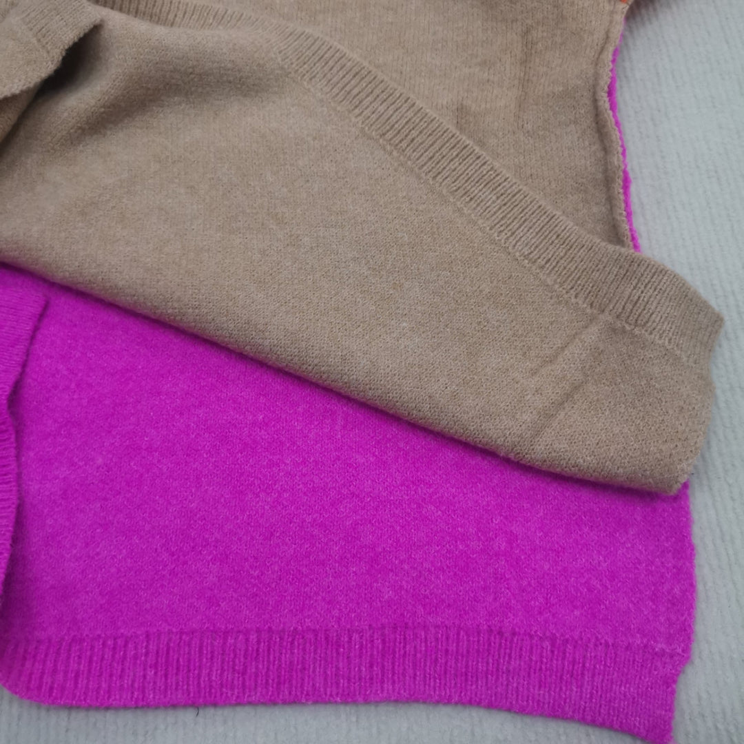 Levoire | Belle blouse à blocs de couleur