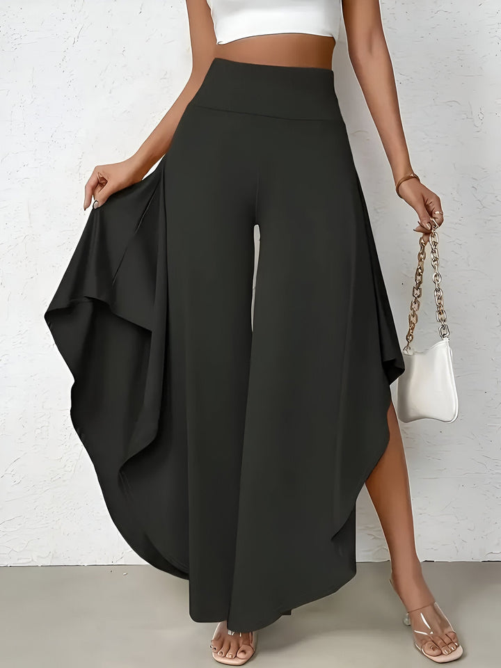 Levoire | Pantalon Asymétrique À Coupe Large Noir