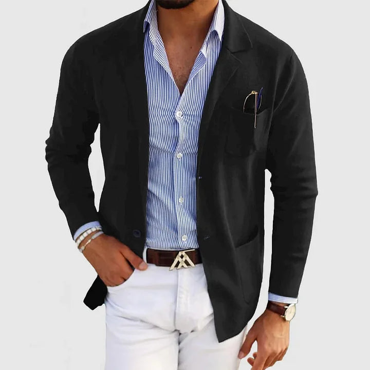 Levoire | Blazer Moderne Pour Hommes Noir