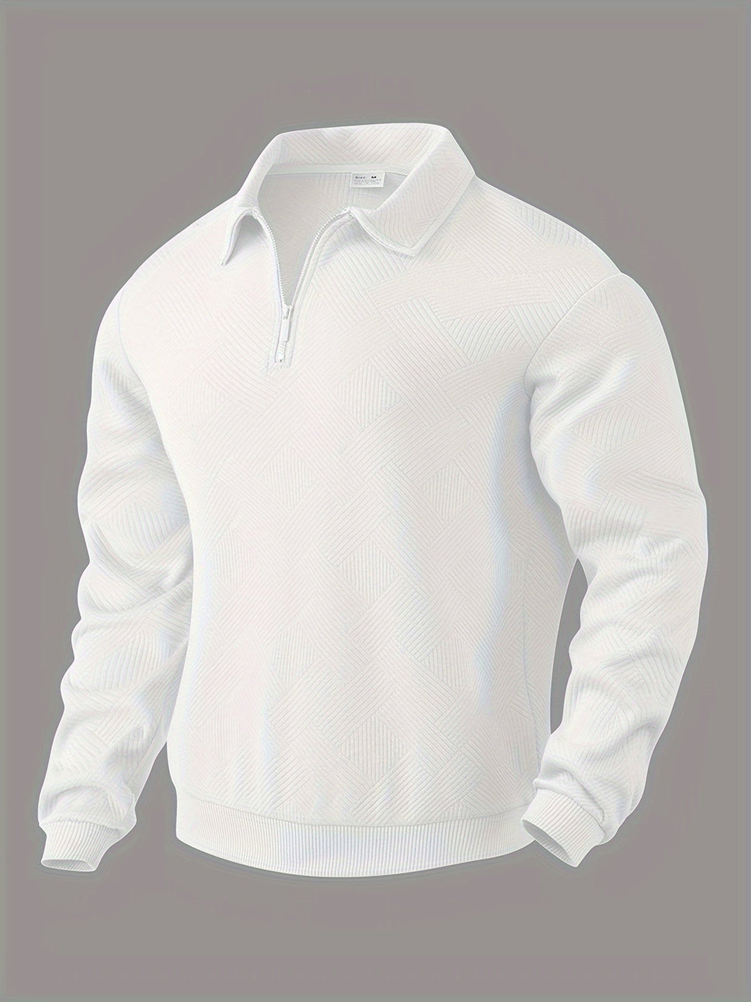Levoire | Pull Zippé Vintage Avec Design Géométrique Esprit