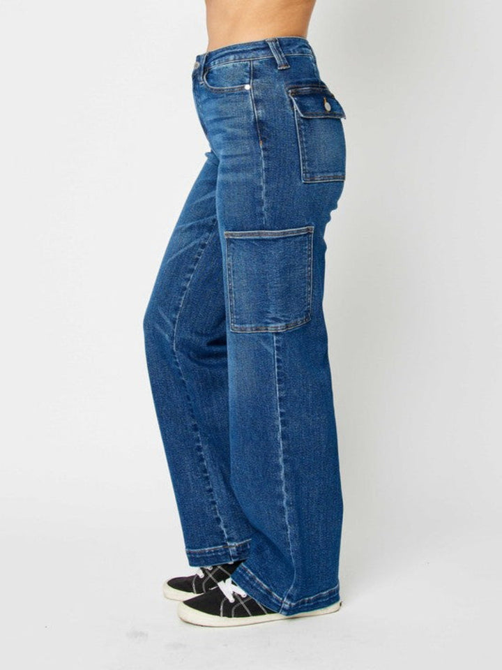 Levoire | Judy Blue Taille Haute Cargo Jeans
