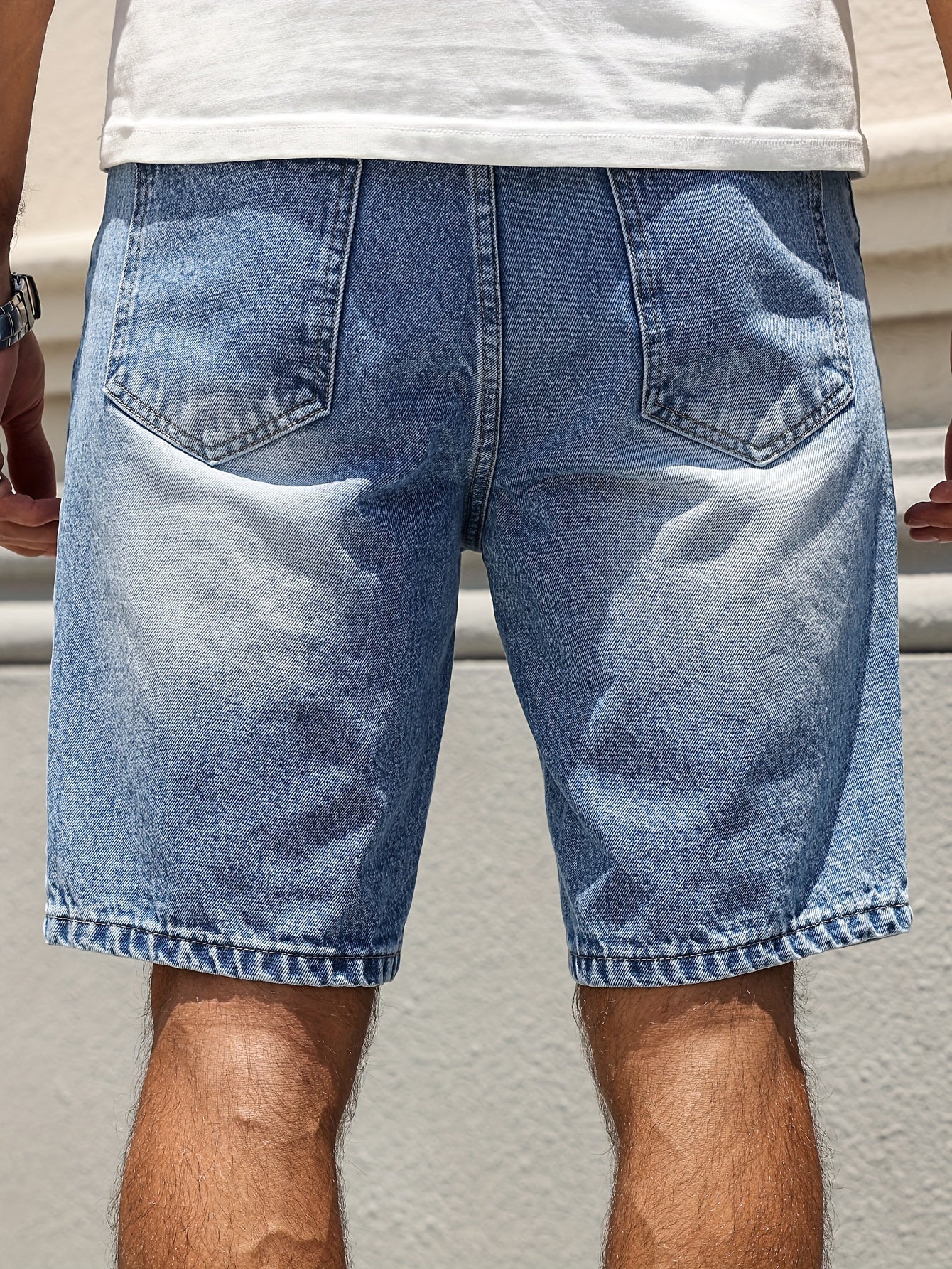 Levoire | Shorts En Denim D'Été Décontractés Pour Hommes À Jambe Droite