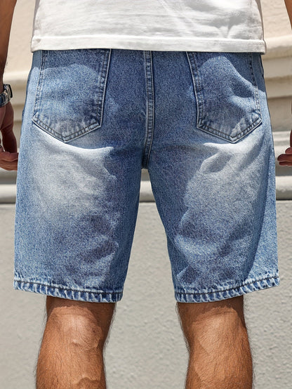 Levoire | Shorts En Denim D'Été Décontractés Pour Hommes À Jambe Droite