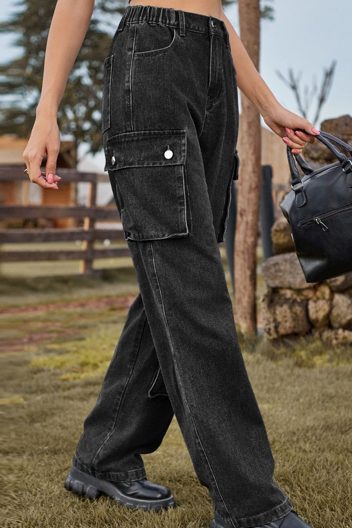 Levoire | Pantalons En Denim Longs Avec Poches