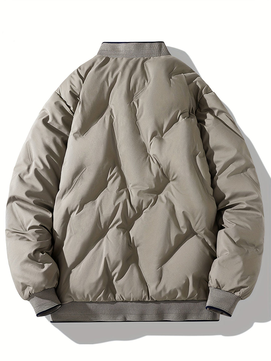 Levoire | Veste À Col Baseball À Manches Longues Avec Fermeture Éclair