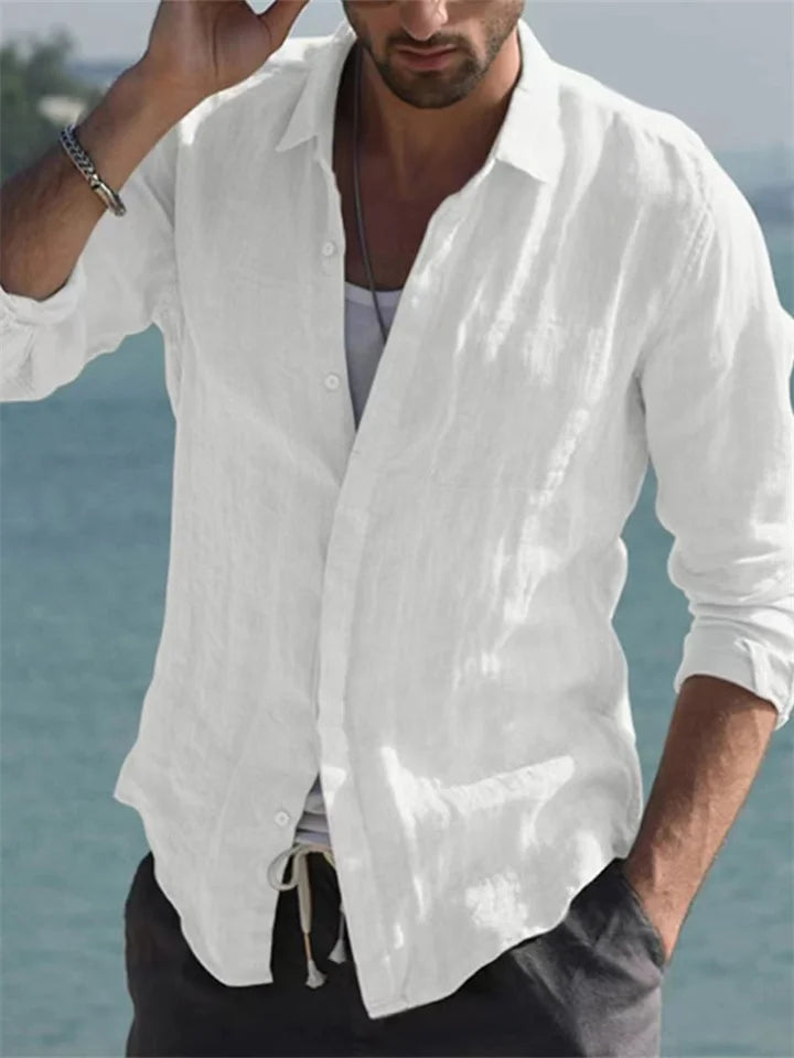 Levoire | Chemise Légère Pour Loisirs Et Jours Chauds Blanc