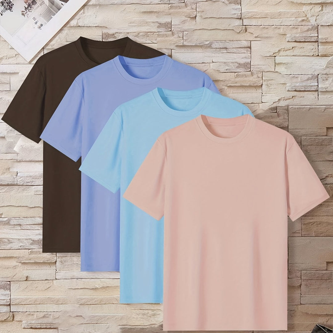 Levoire | T-Shirts Unisexe Décontractés Unis Couleur mixte 4 XS(44)
