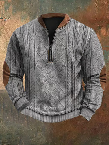 Levoire | Pull Zippé Tricoté Vintage