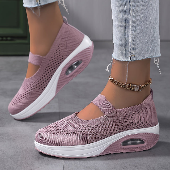 Levoire | Respirant Pull Femme Baskets Pour Un Usage Confortable Rose grise