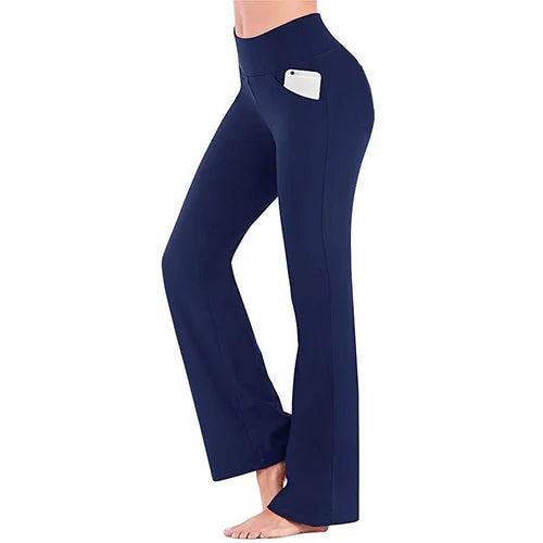 Levoire | Leggings Femme Confortables Bleu Marine
