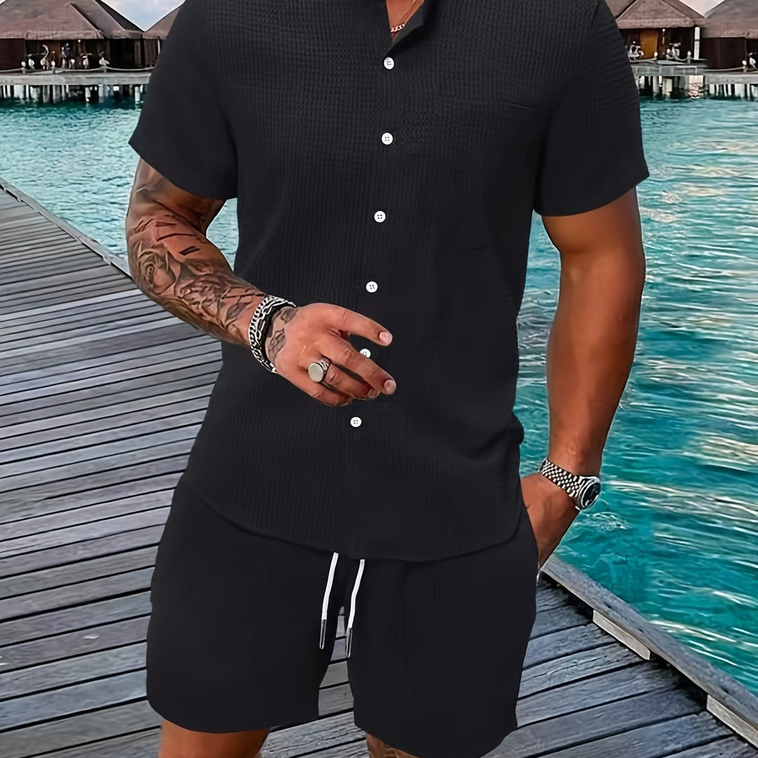 Levoire | Chemise De Golf Blanche & Shorts