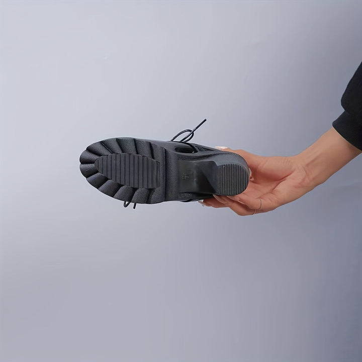 Levoire | Belles Chaussures Pour Femmes Avec Lacets Et Semelle Plateforme