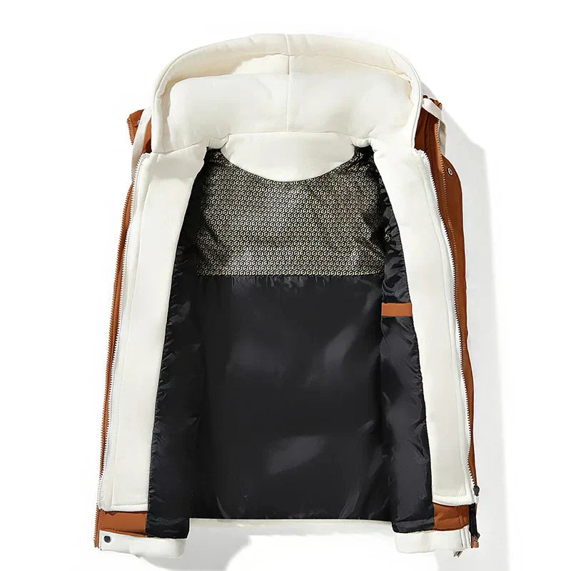 Levoire | Gilet d'automne chaud avec capuche