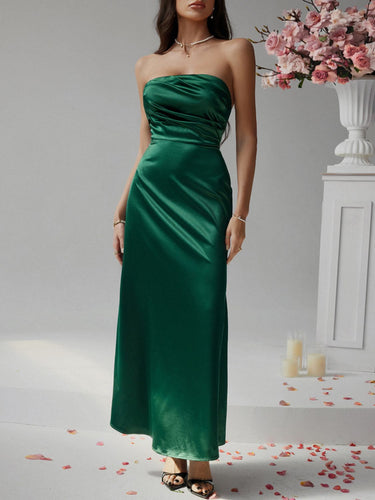 Levoire | Robe Maxi Tube Drapée Sans Manches