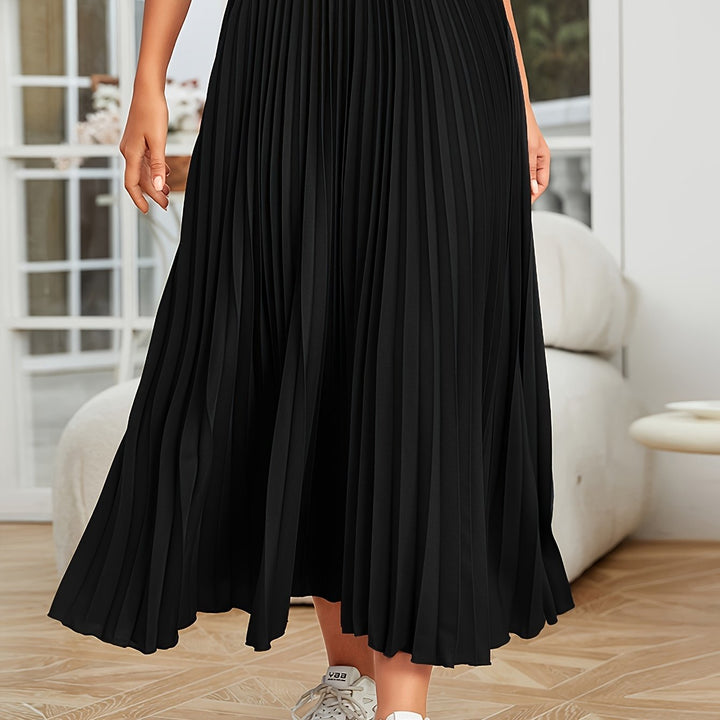 Levoire | Plissé Uni Boucle Coupe Jupe