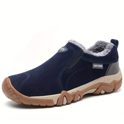 Levoire | Confortables Chaussures Sneaker Chaudes Pour Hommes Plush bleu