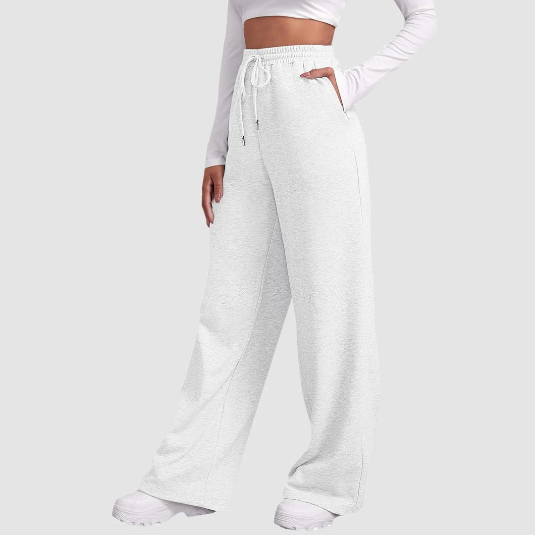 Levoire | pantalons de jogging doux pour femmes Blanc