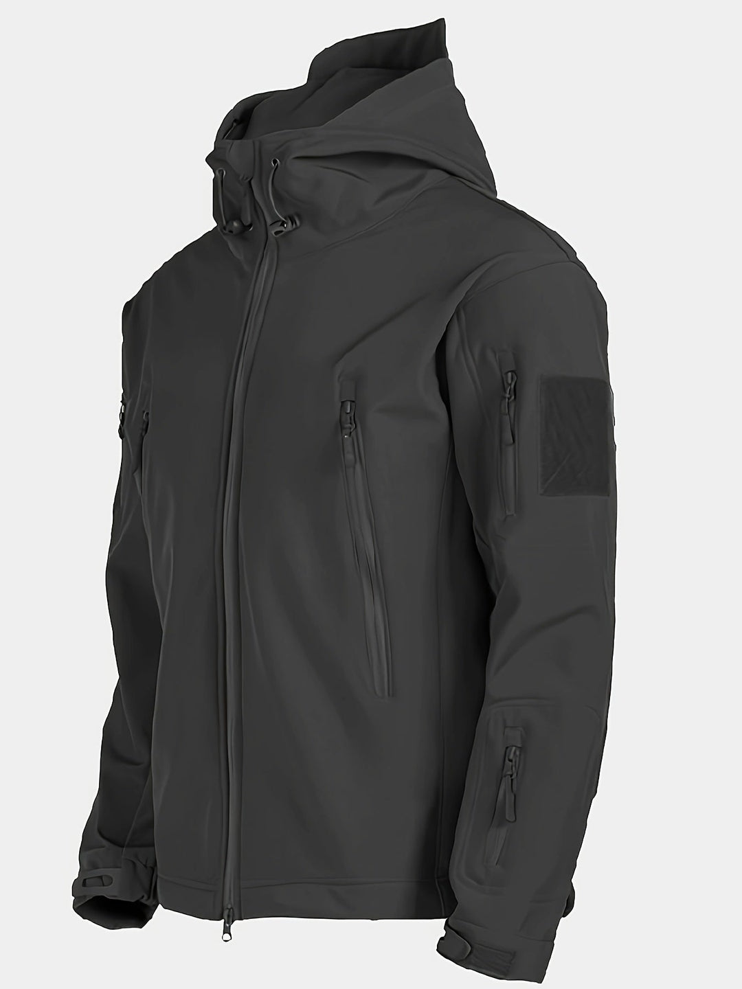 Levoire | Sweat capuche polaire manches longues gris foncé