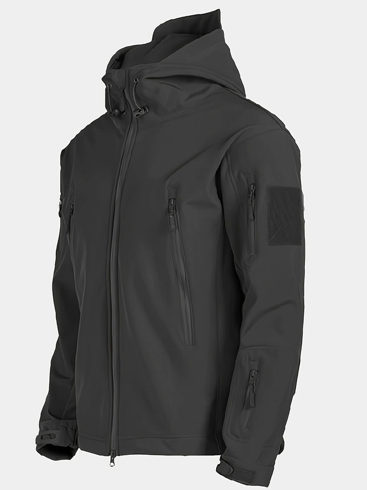 Levoire | Sweat capuche polaire manches longues gris foncé
