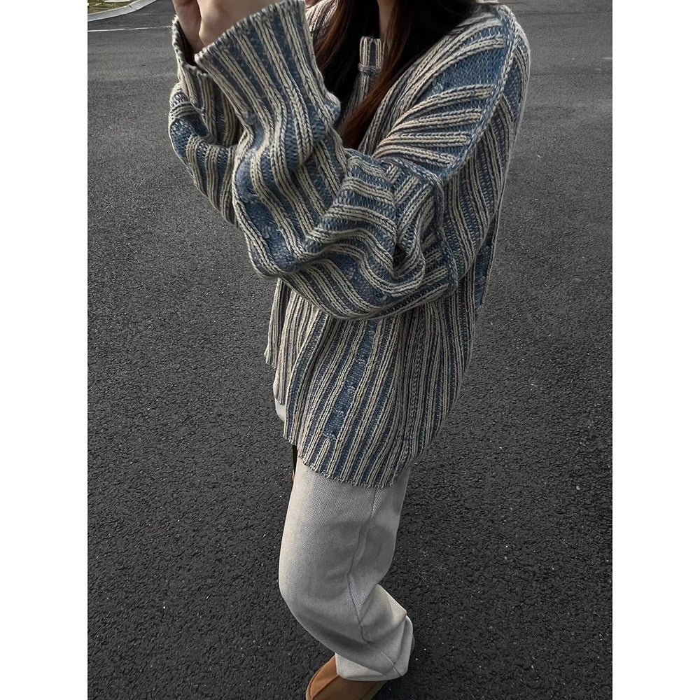 Levoire | Élégante Récolte De Vin Rayé Tricot