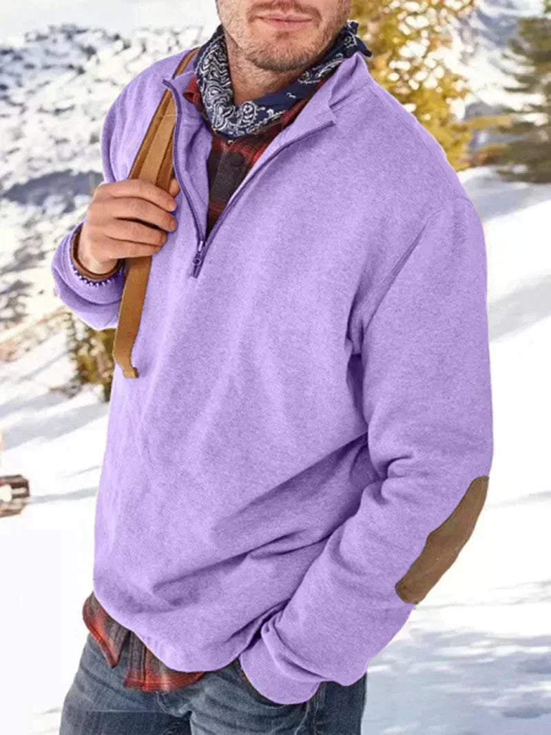 Levoire | Pull Élégant Pour Hommes Avec Sensation De Cachemire Lila