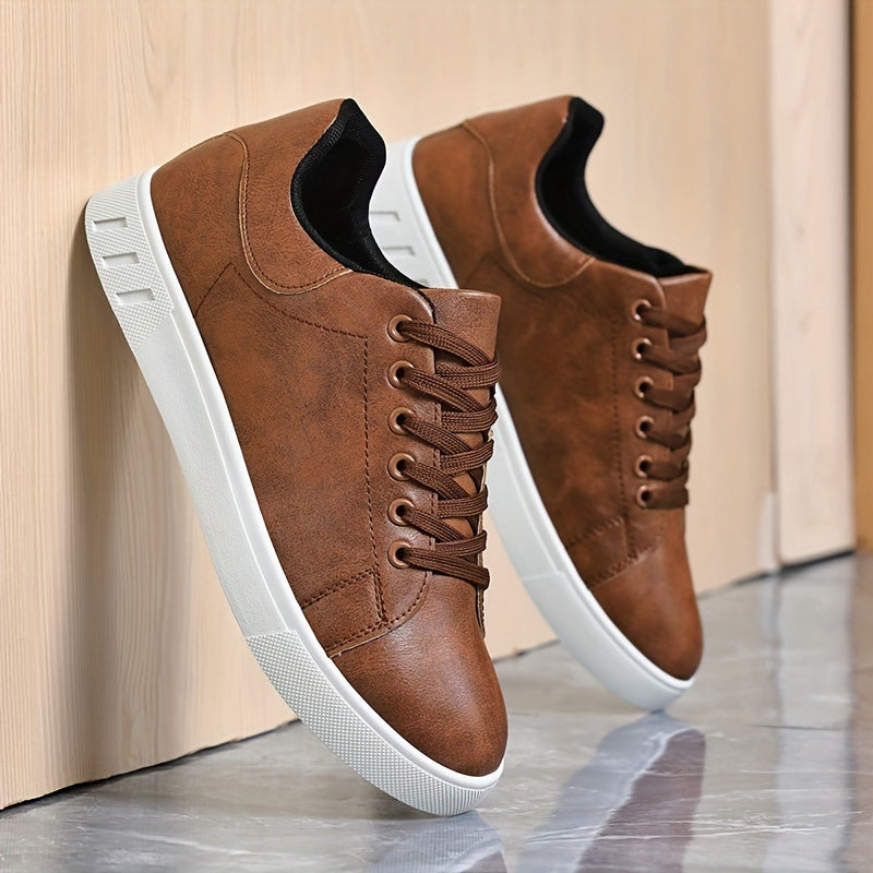 Levoire | Retro Cuir Chaussures De Réseau Pour Hommes