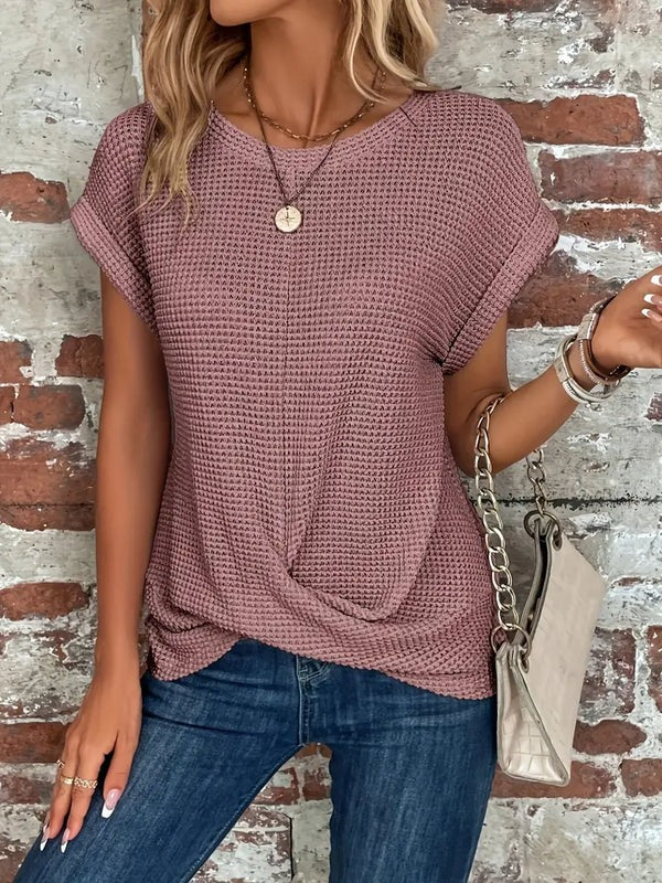 Levoire | T-Shirt De Loisirs À Manches Courtes Rouge vif