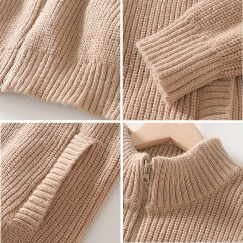 Levoire | Pull Long Manches Chaud Avec Fermeture Éclair
