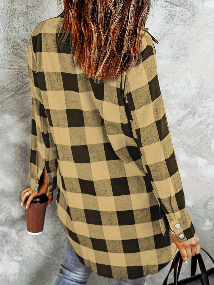 Levoire | Ruutu Rennosti Longue Manche Chemise