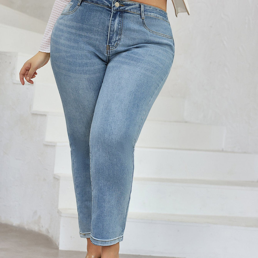 Levoire | Jeans De Location Grande Taille Taille Haute Et Coupe Droite