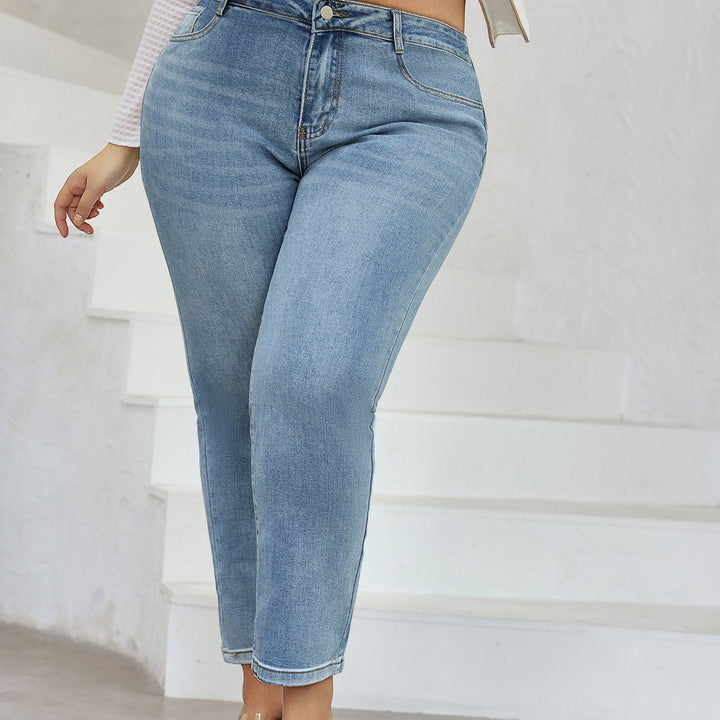 Levoire | Jeans De Location Grande Taille Taille Haute Et Coupe Droite