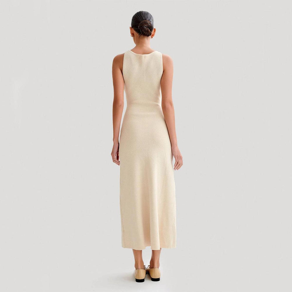Levoire | Robe Maxi Tricot À Boutons