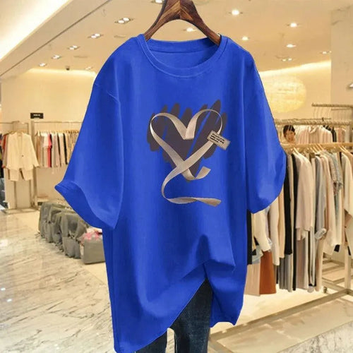 Levoire | T-shirt femme à manches courtes en coton de taille moyenne