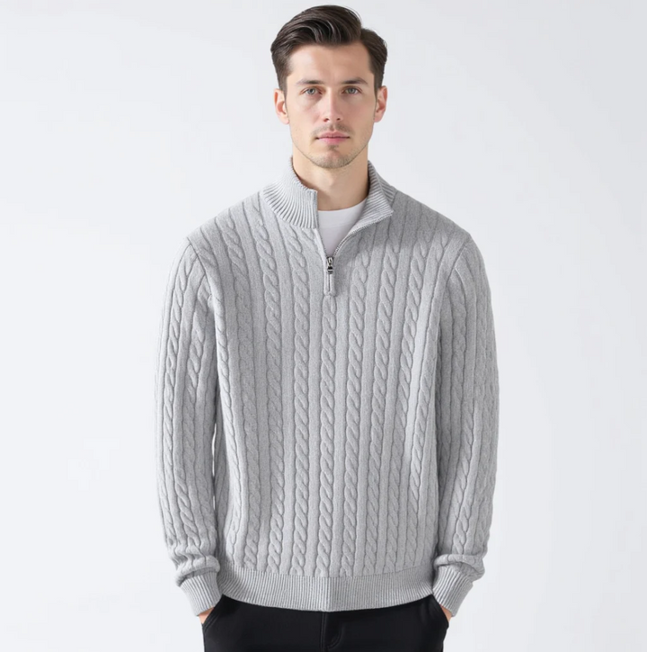 Levoire | Chaud et confortablement tricoté Gris
