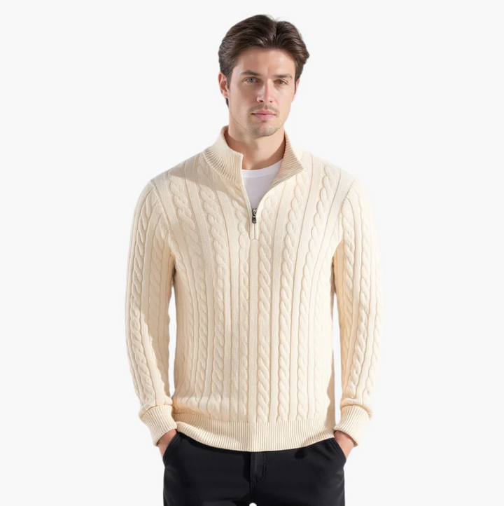 Levoire | Chaud et confortablement tricoté Abricot