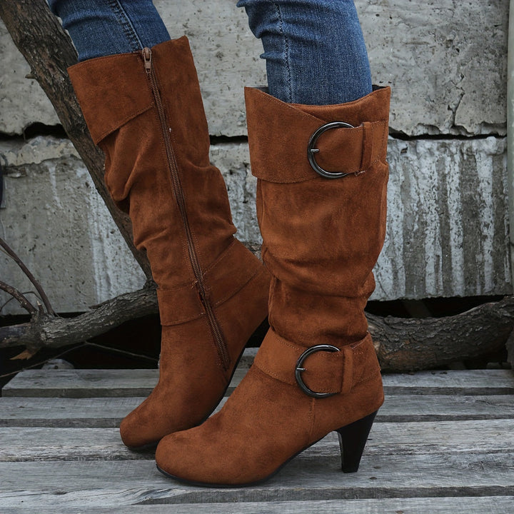 Levoire | Bottes Élégantes À Double Aiguille Pour Femmes