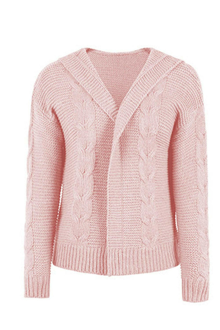 Levoire | Cardigan À Capuche En Câble Crush