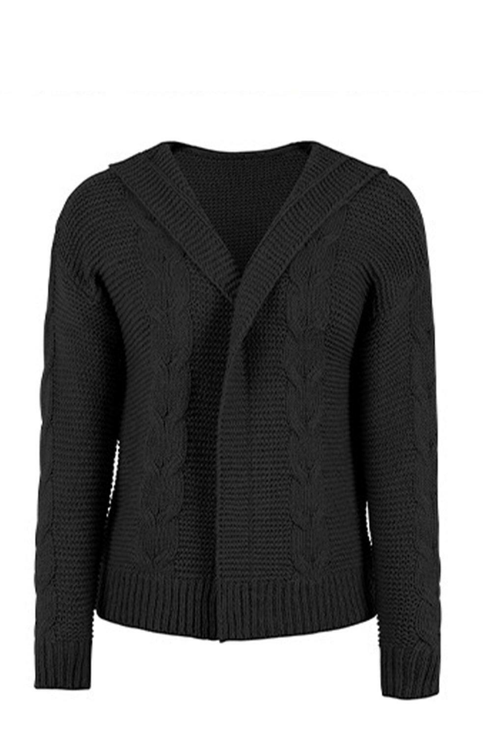 Levoire | Cardigan À Capuche En Câble Crush